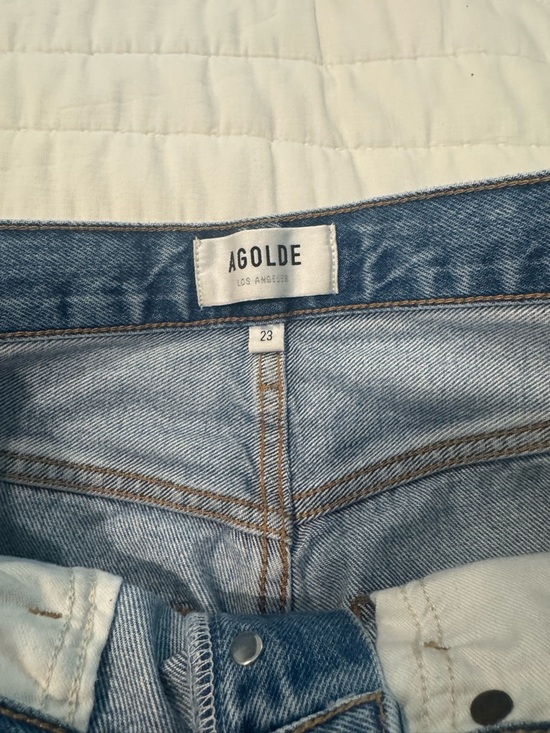 Agolde Light Blue High-Rise Jeans - Picture 2 of 7